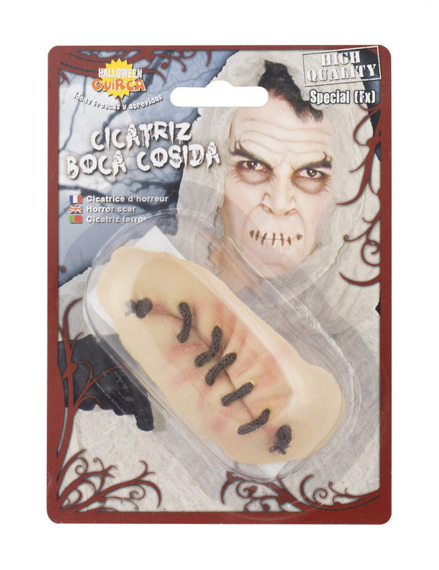 Latex Šitové ústa na Halloween