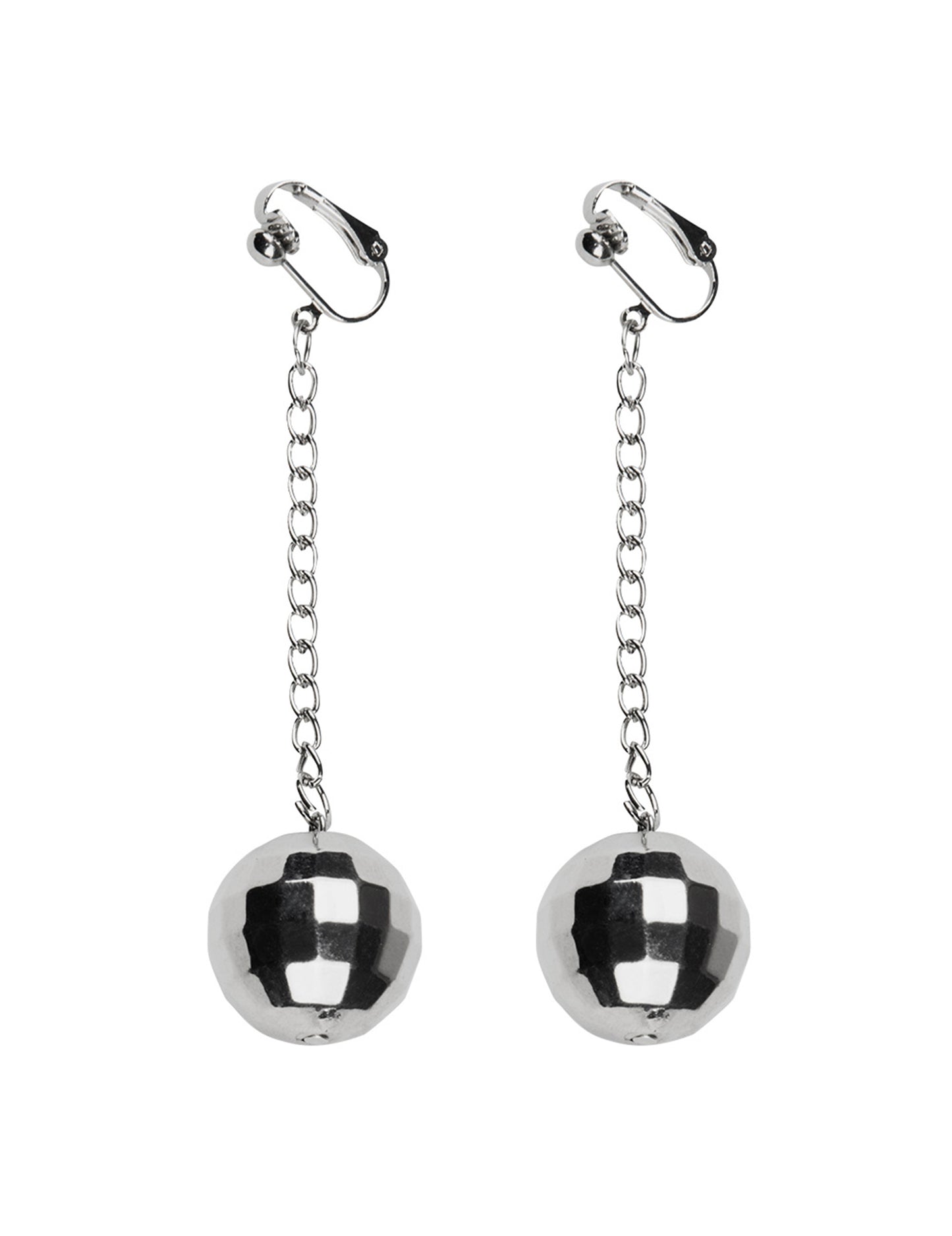 Ženské disco guľové náušnice