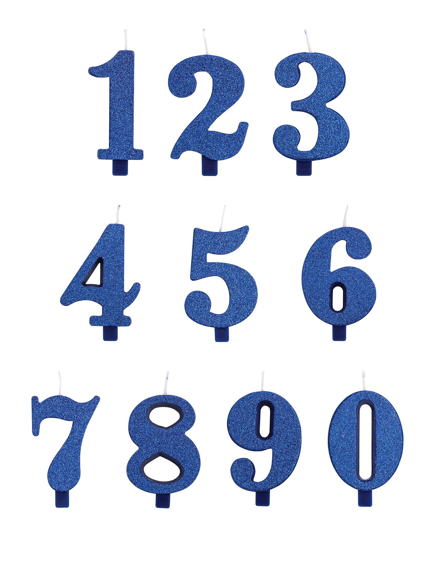 Birthday Bleue chrlila narodeninovú sviečku 9,5 cm