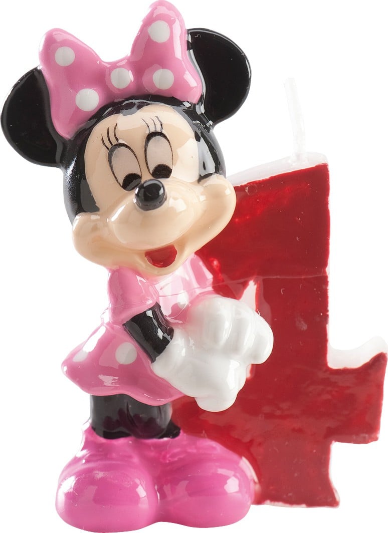 Sviečka číslo 4 Minnie