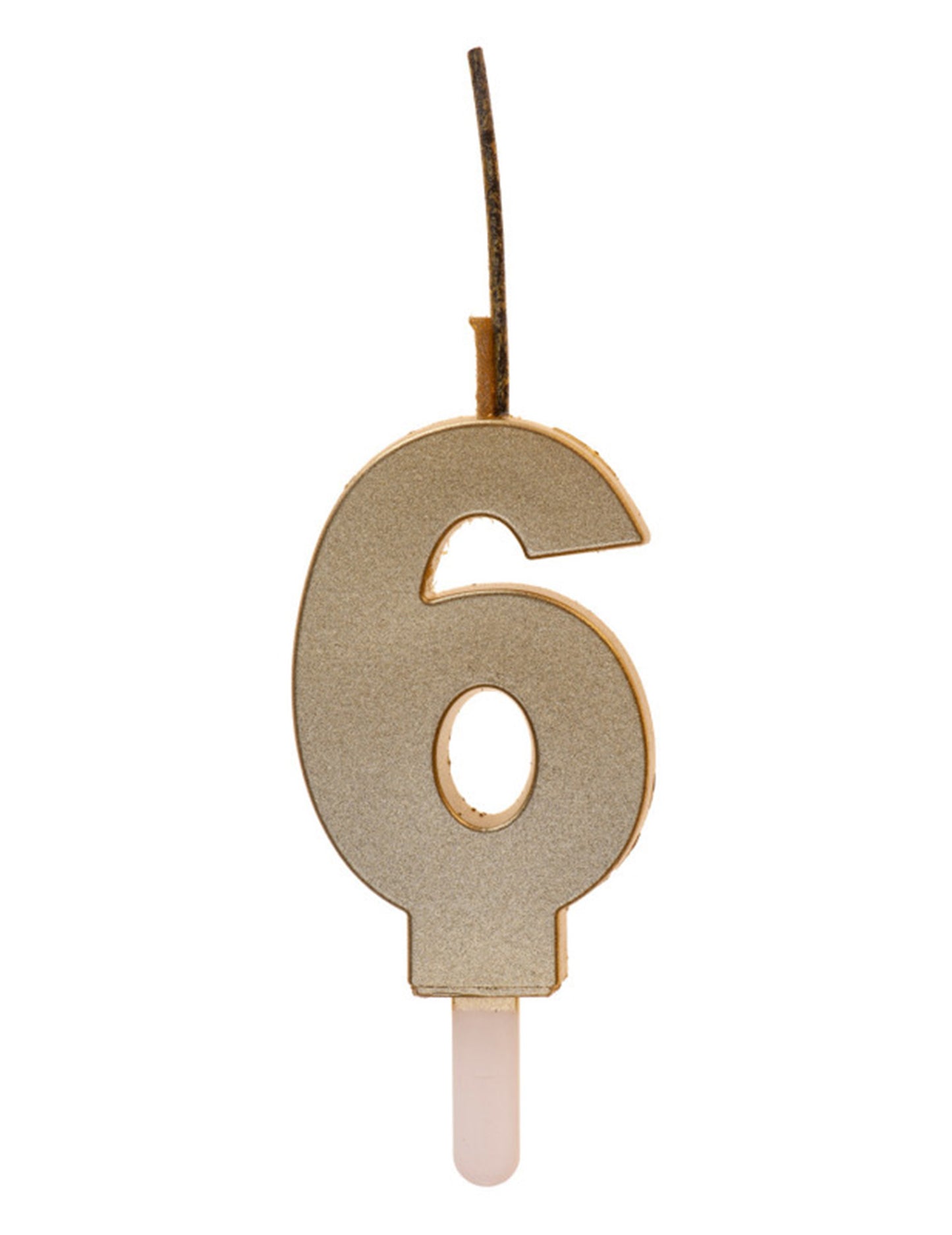 Trblietavá číselná sviečka so zlatým magickým prskavkou