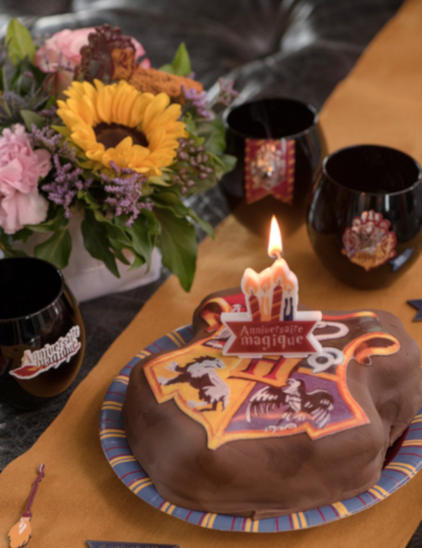 Sorcier Narodeninová sviečka 6,5 x 7 cm