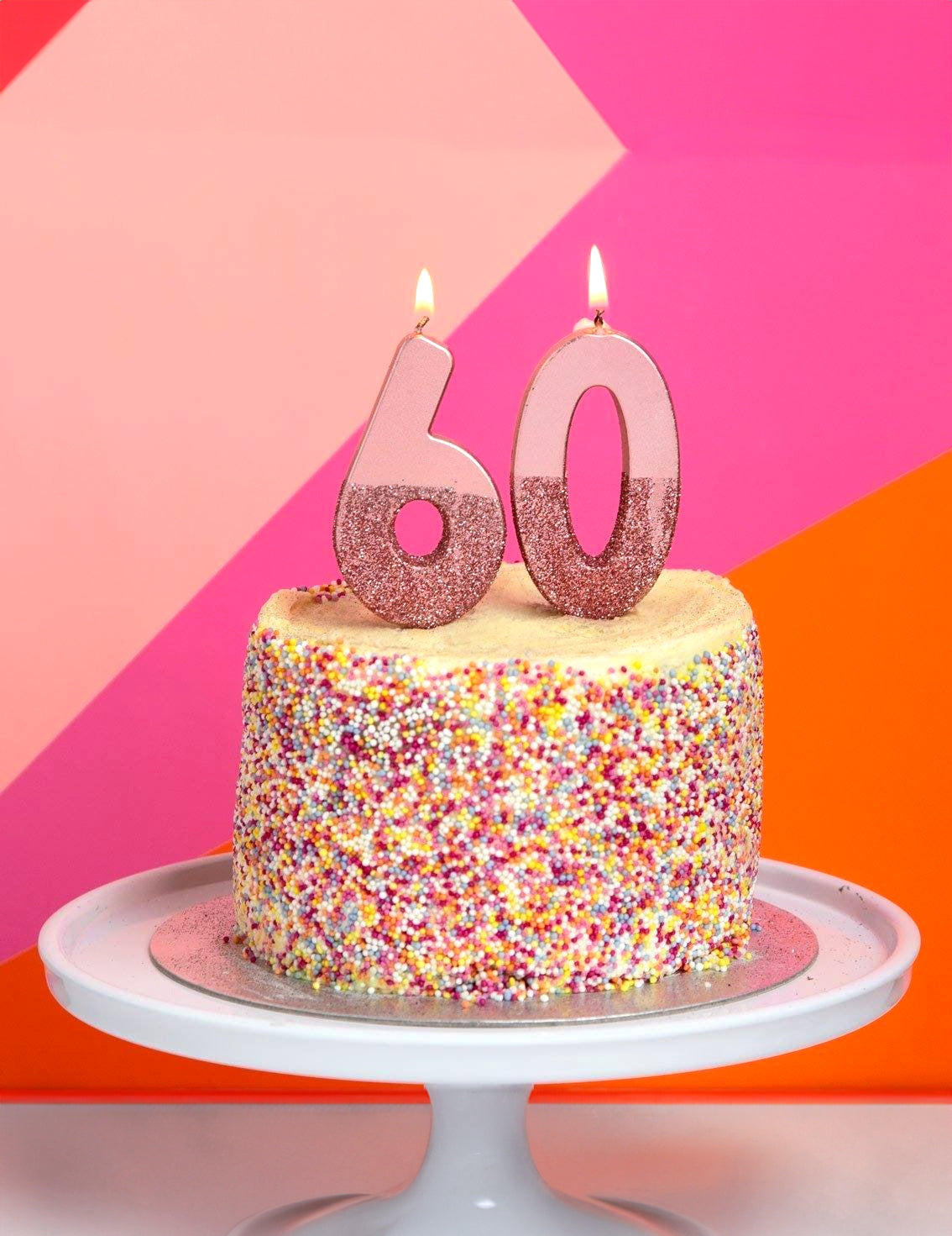 Sviečka na ružovej ružovej farbe 13,8 cm