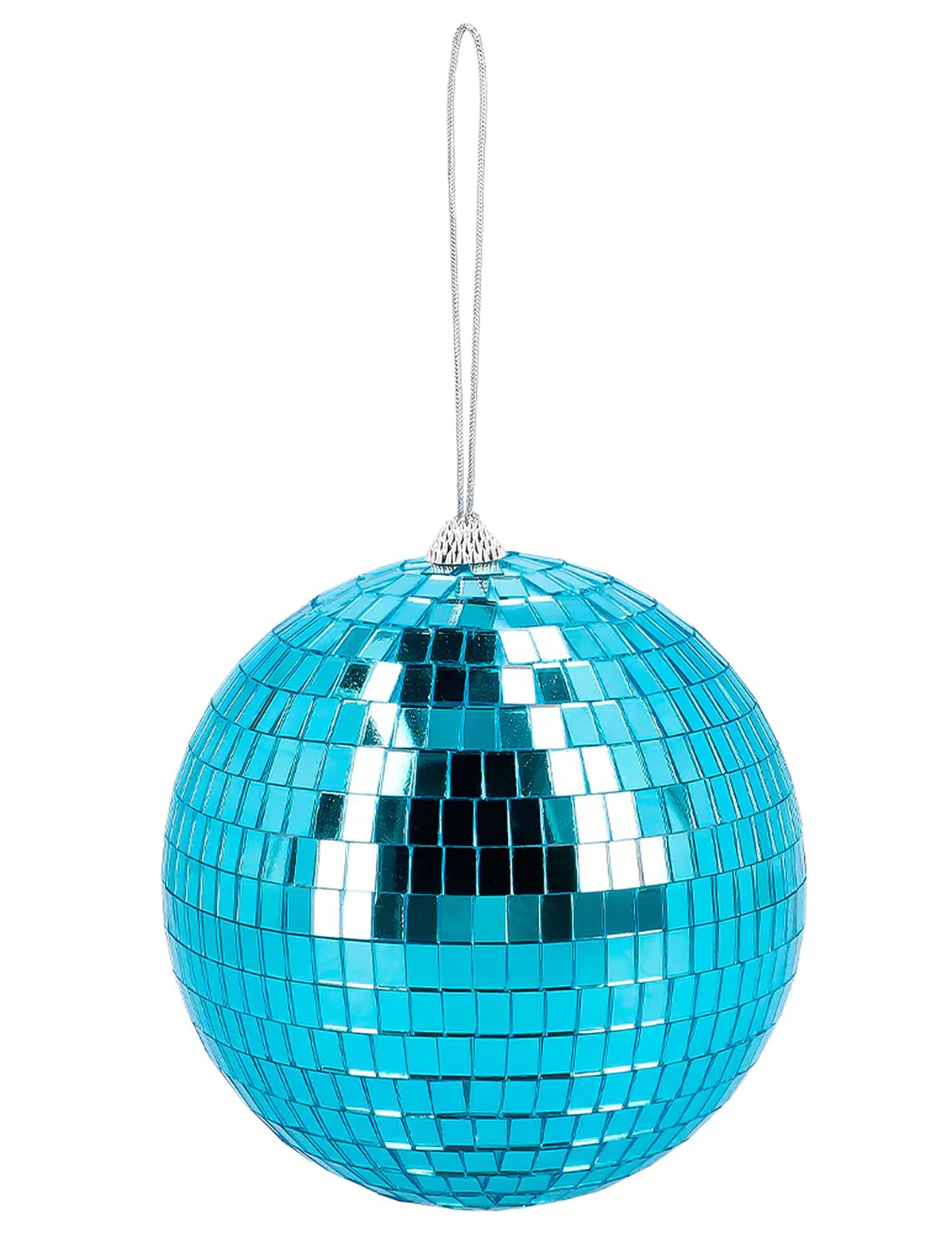 Modrá fazetovaná guľa 15 cm