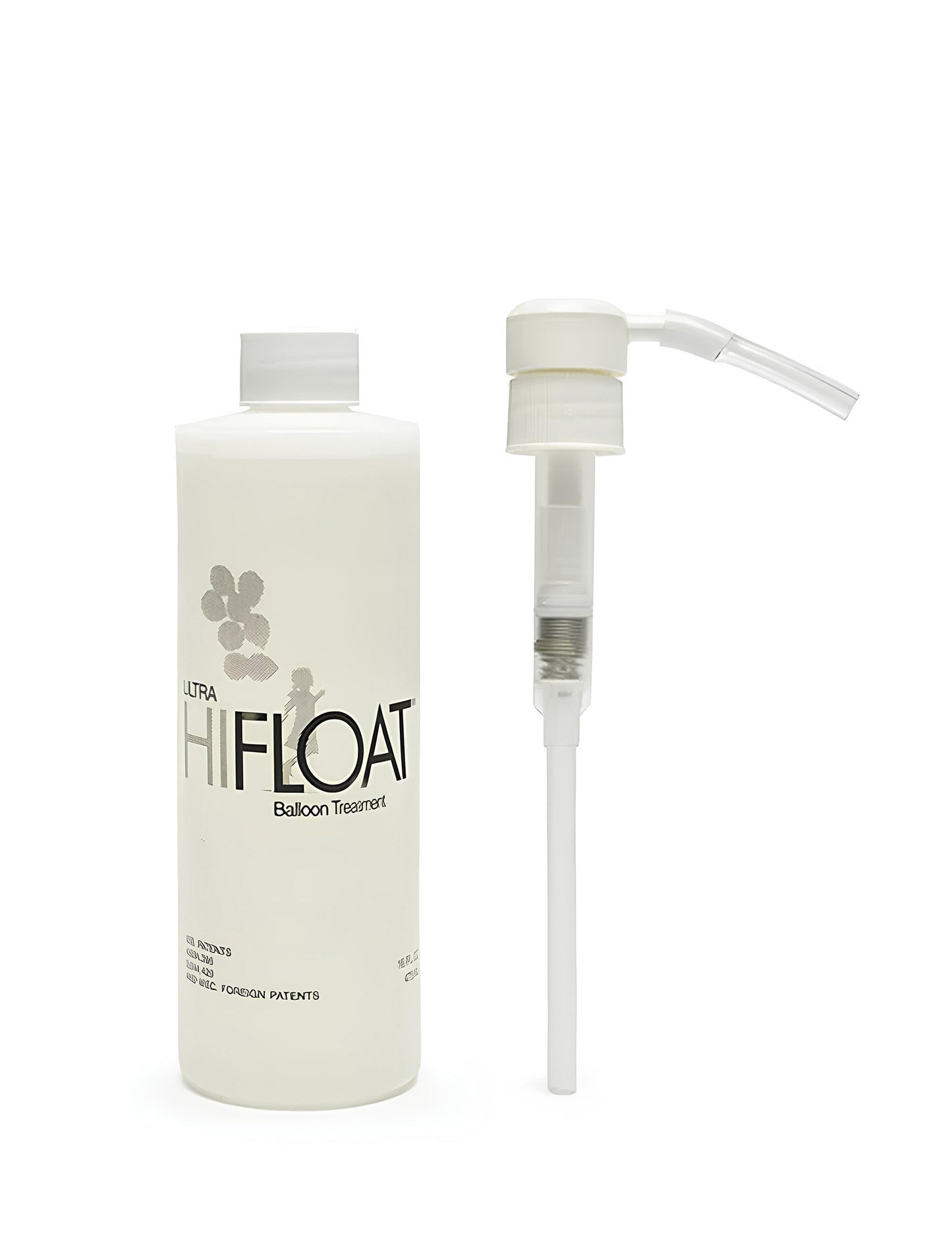 Hi-float fľaša s čerpadlom pre héliové balóny 473 ml