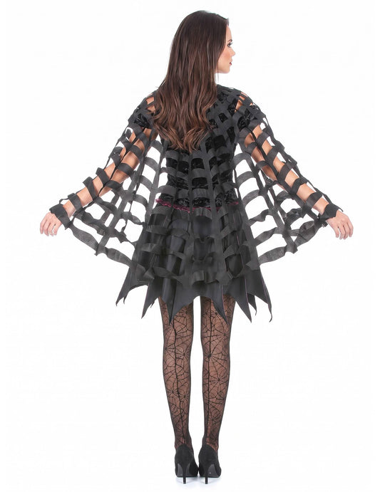 Halloween žena pavúk mys Cape