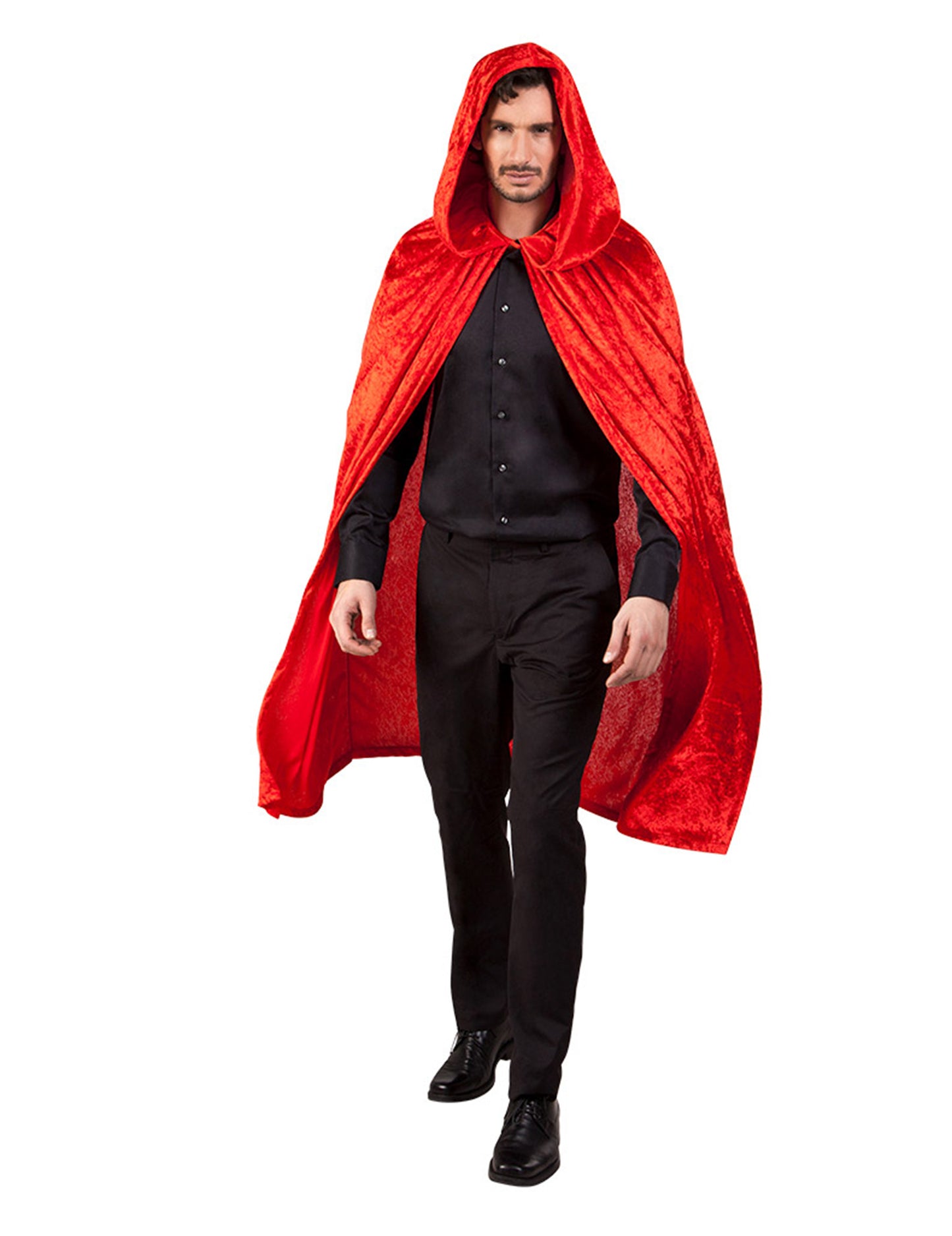 Red Cape Velvet Aspekt 120 cm Halloween Acle