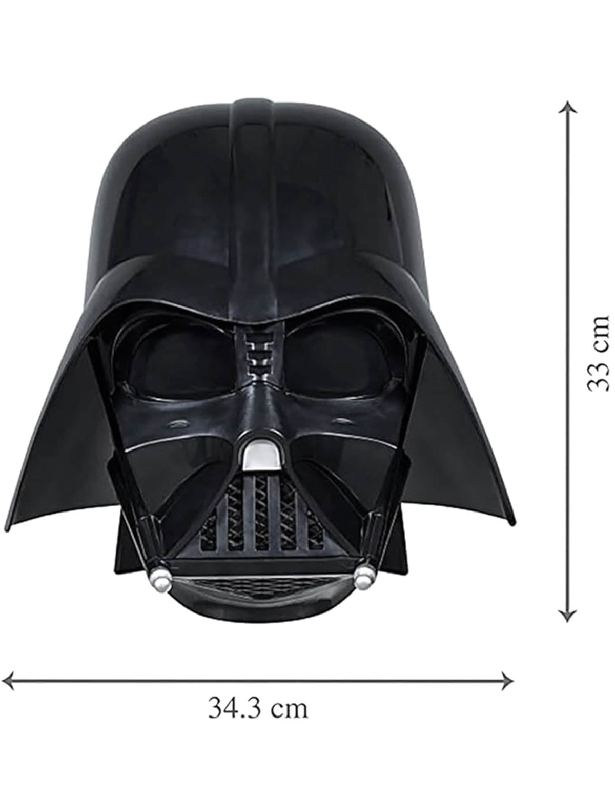 Rozmery zberateľskej prilby Darth Vader Star Wars