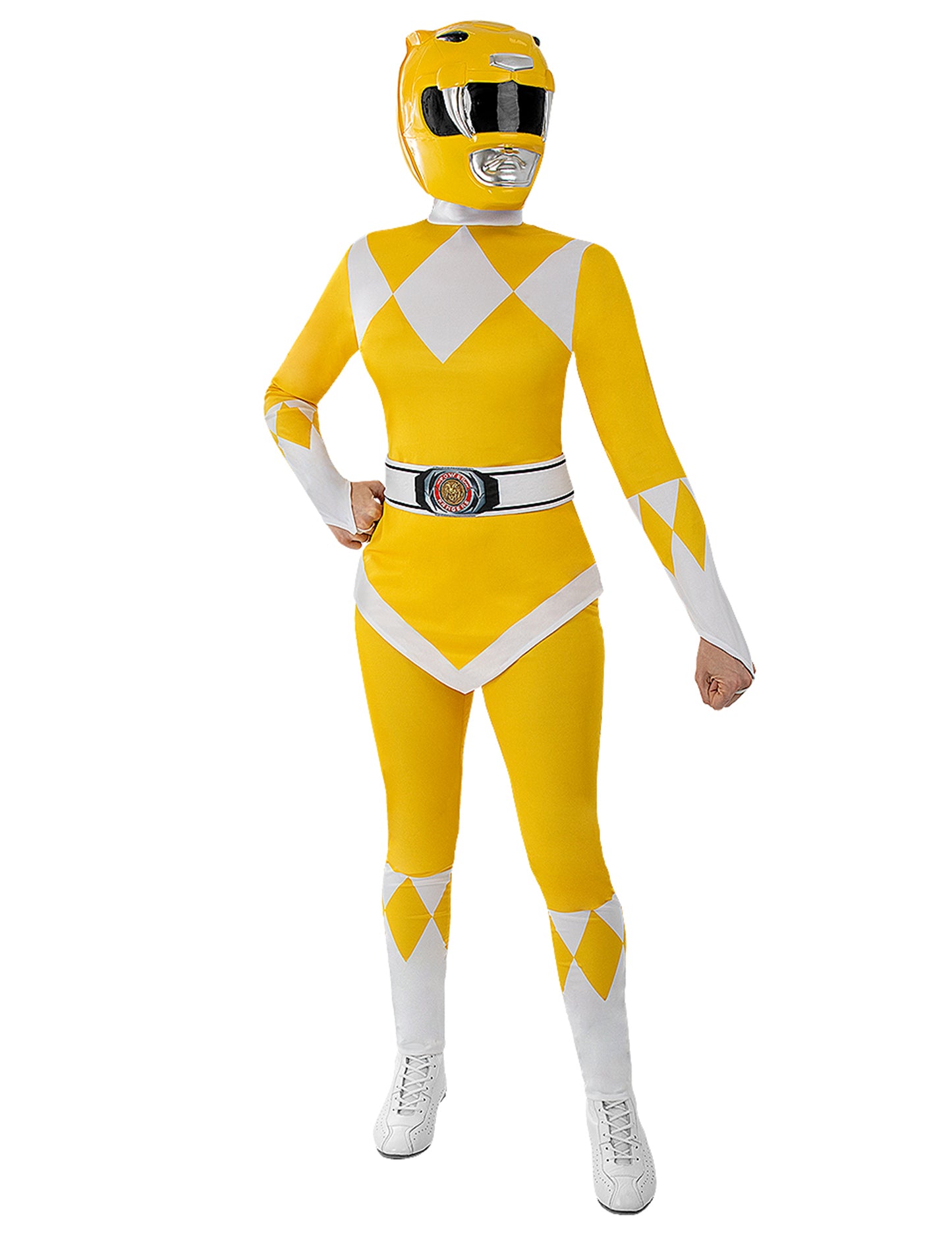 Žltá prilba Power Ranger pre dospelých