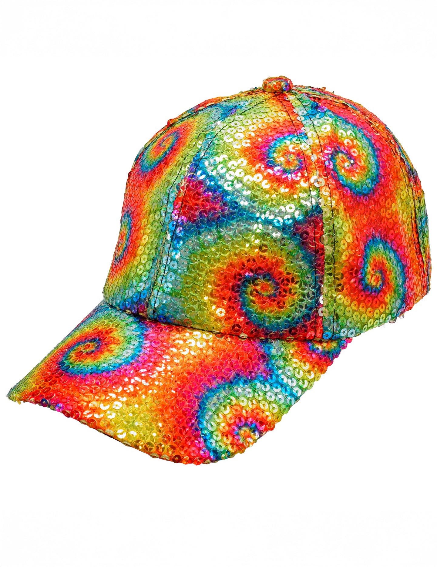 Casquette à sequins tie and dye adulte