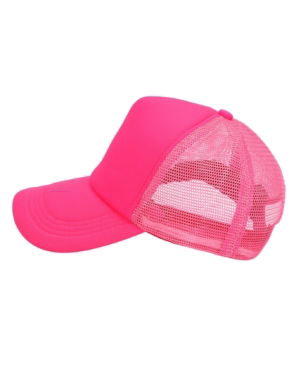 Fluorescenčná ružová čiapka pre dospelých