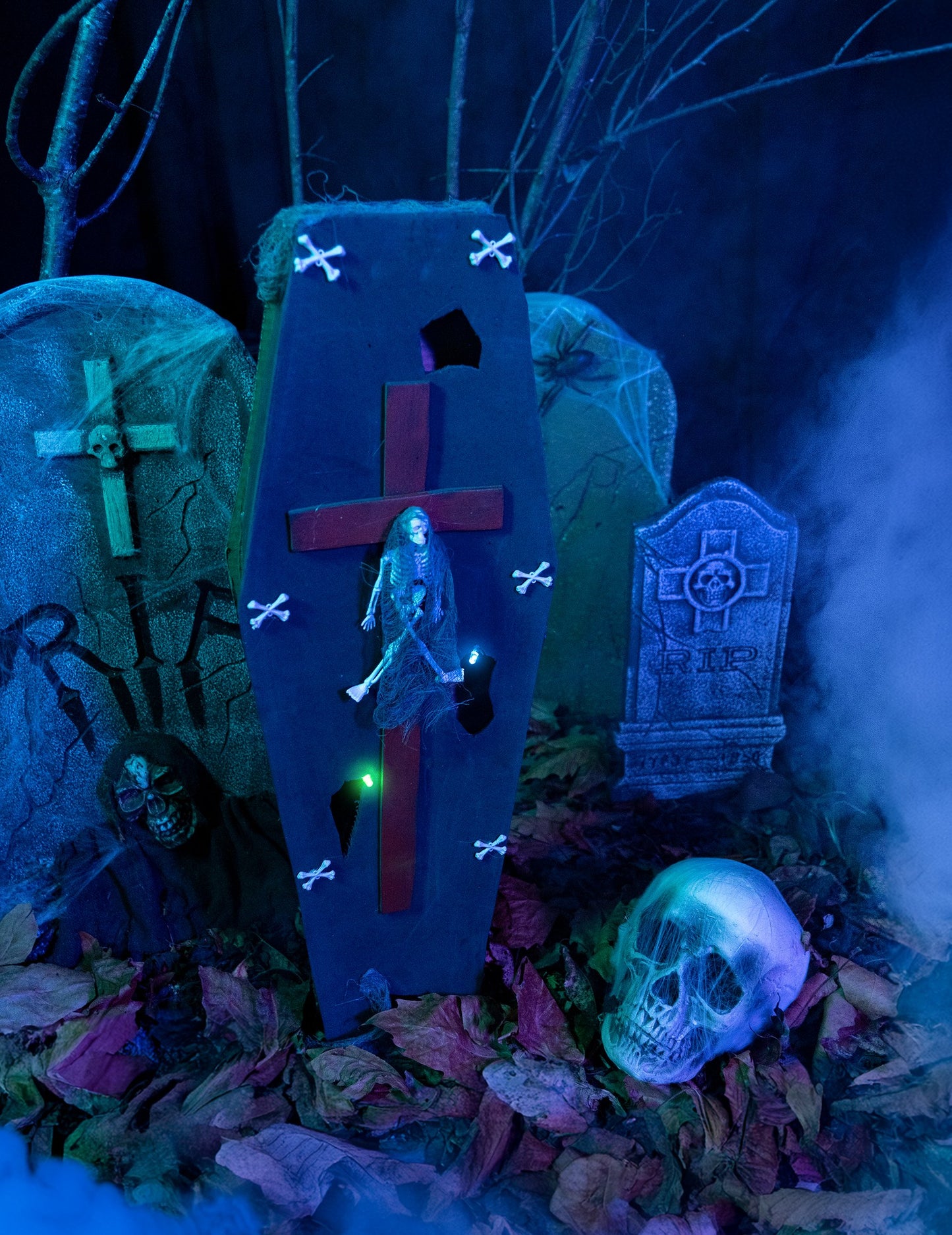 Rakva s krížom 71 cm Halloween