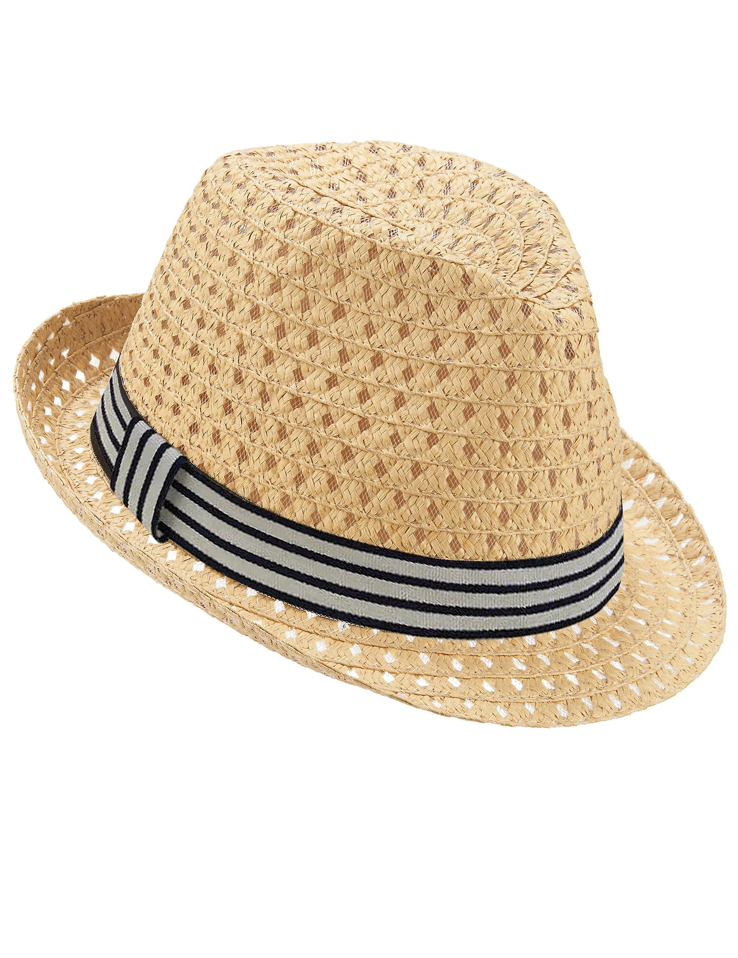 Klobúk borsalino s otvoreným dielom s dvom