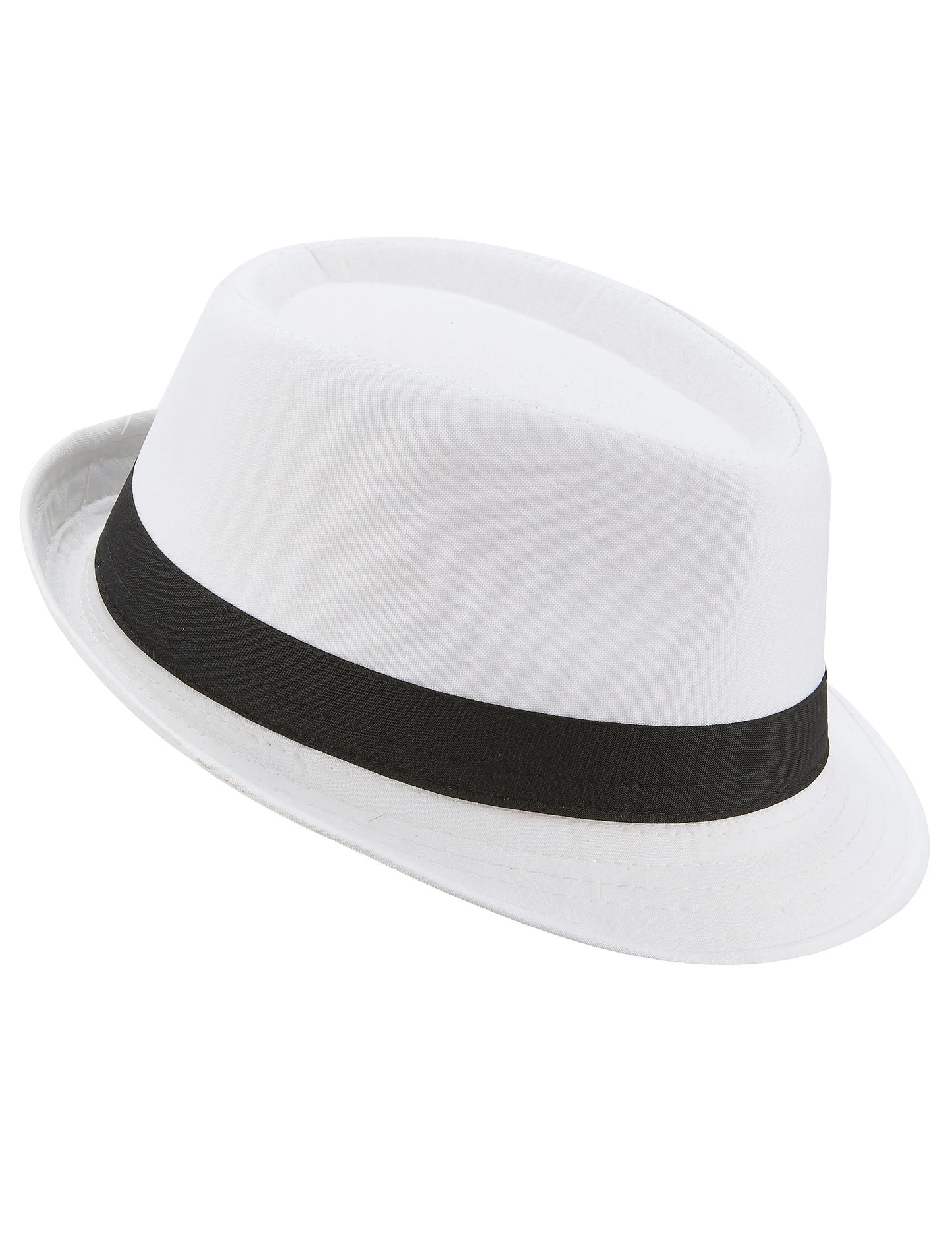 Borsalino biely klobúk čierny dospelý
