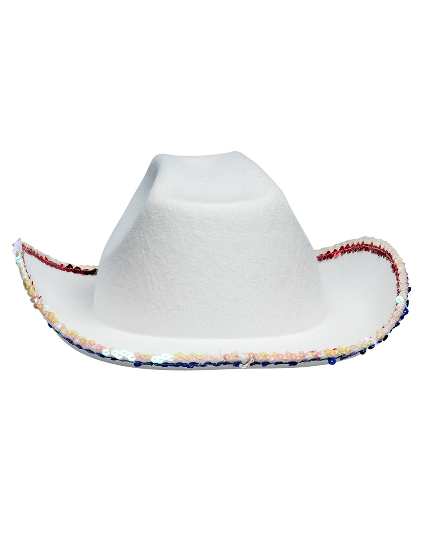 Dospelý USA biely kovbojský klobúk
