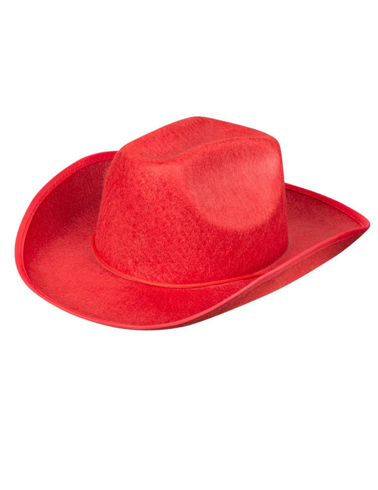 Vue de profil du chapeau de cowboy pour adulte