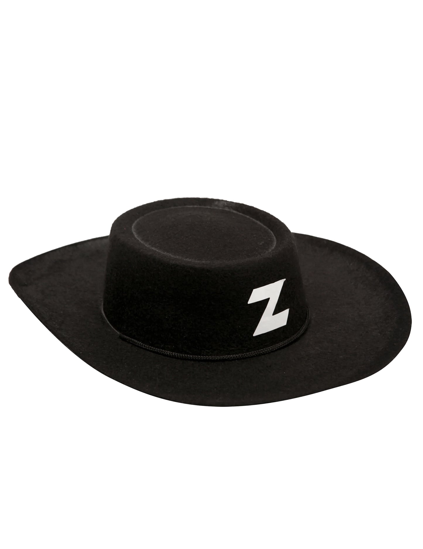 Vue de profil du chapeau de justicier masqué pour enfant