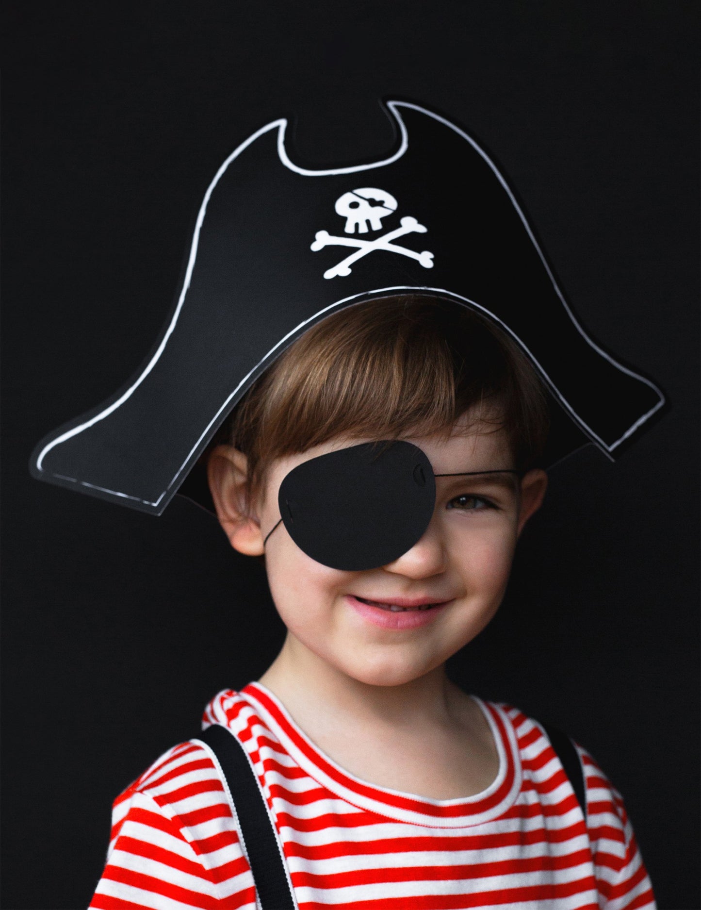 Pirátsky klobúk a obaly na dieťa