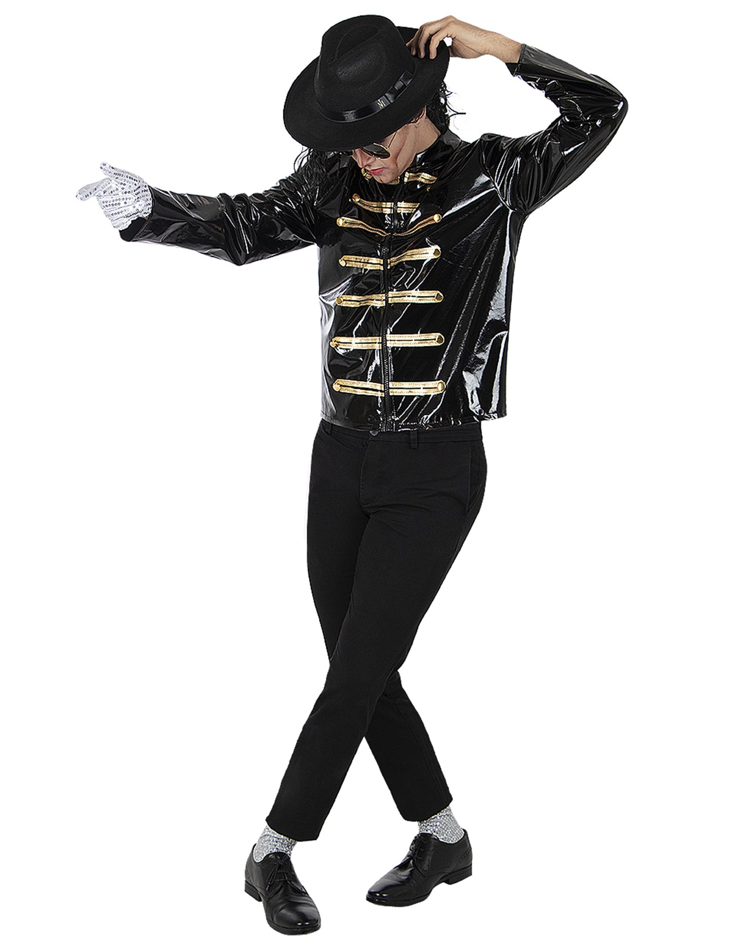Klobúk a rukavica Michael Jackson™ pre dospelých