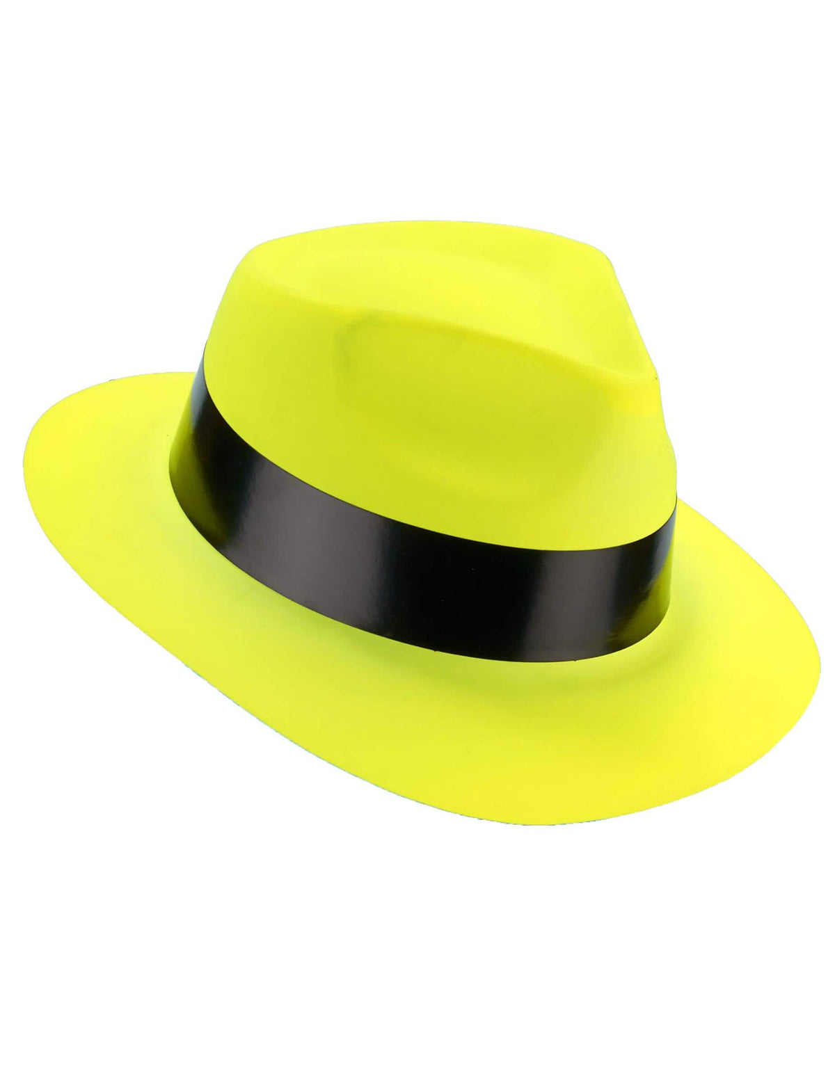 Bočný pohľad na gangsterský klobúk