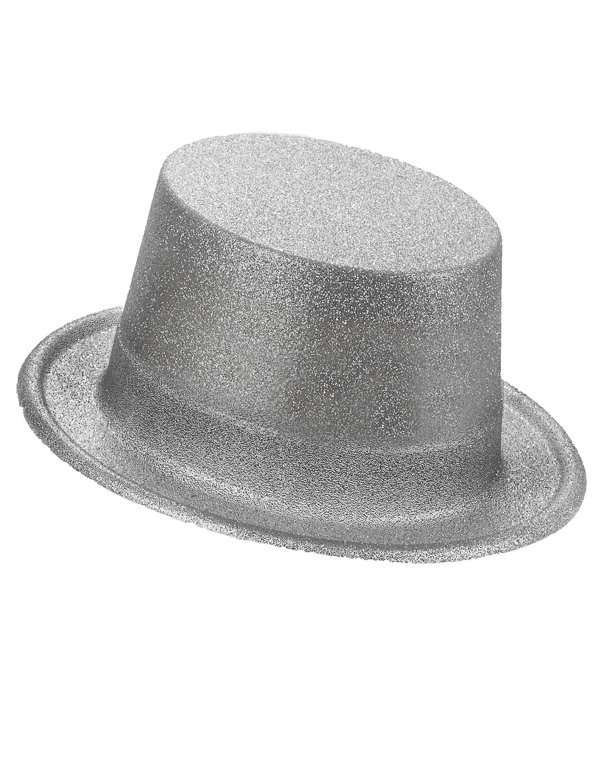 Bočný pohľad na plastový cylinder s trblietkami