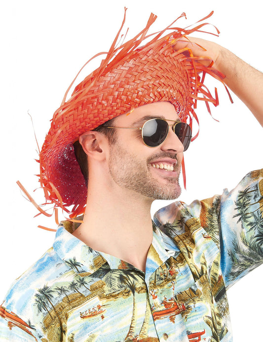 Vue de profil du chapeau Hawaï
