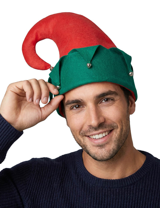 Lutin klobúk s vianočnými zvonmi dospelých