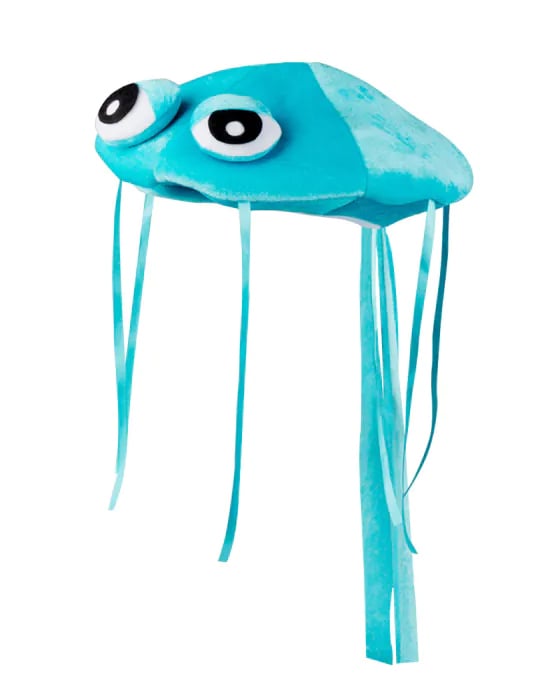 Dospelý plyšový modrý klobúk