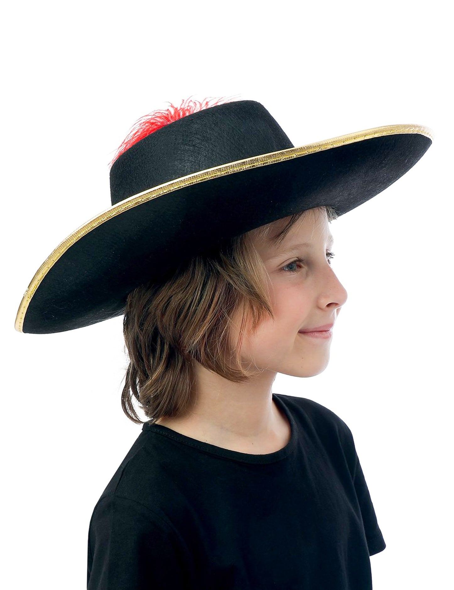 Detský mušketeerový klobúk