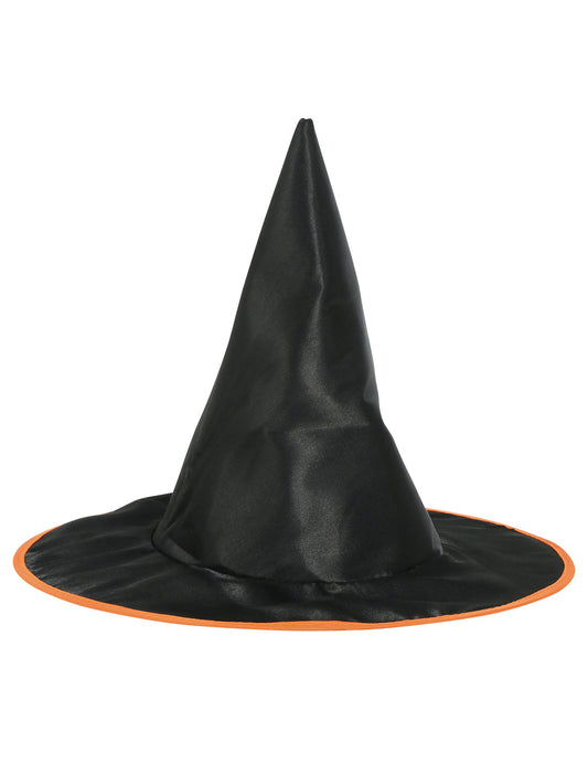 Vue de profil du chapeau de sorcière