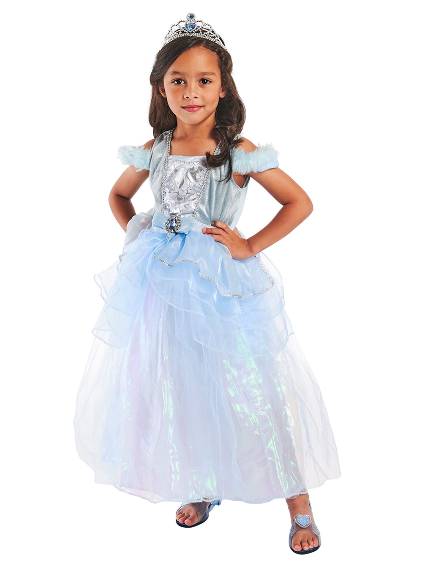 Detské modré princezné topánky