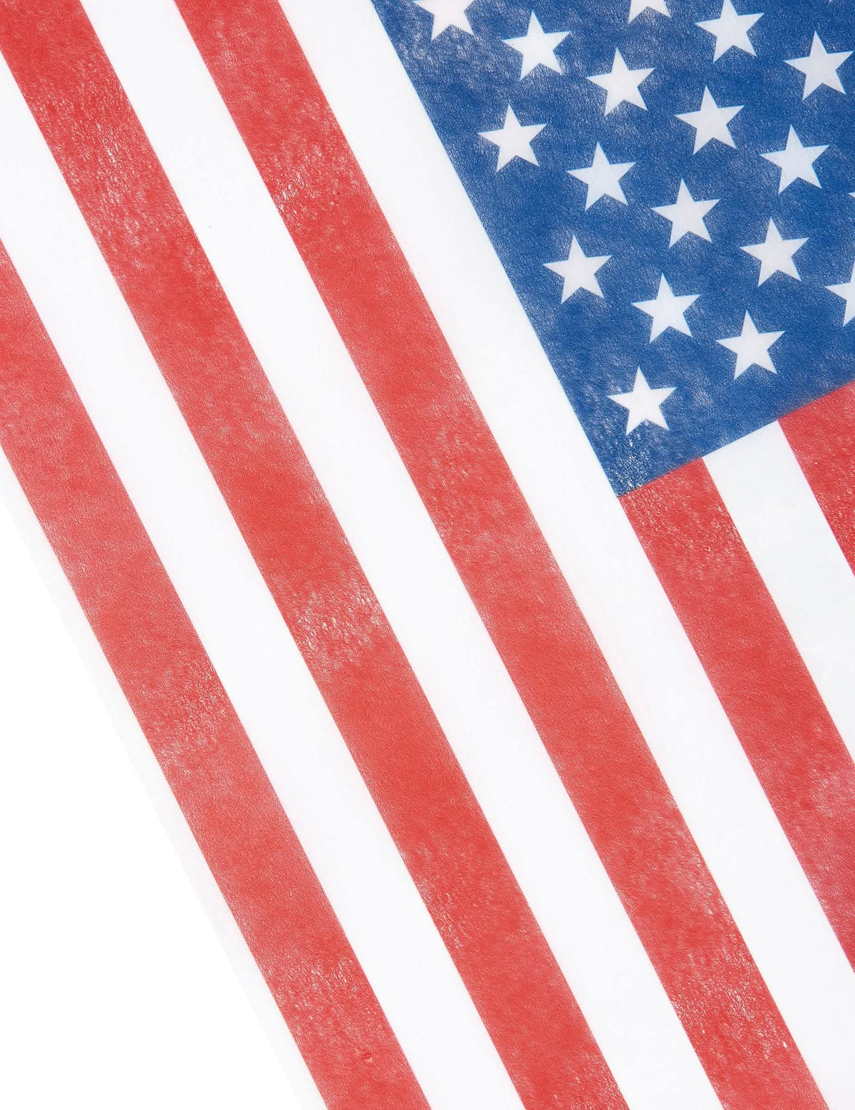 Detailný záber na vzory hviezd a pruhov na stole USA