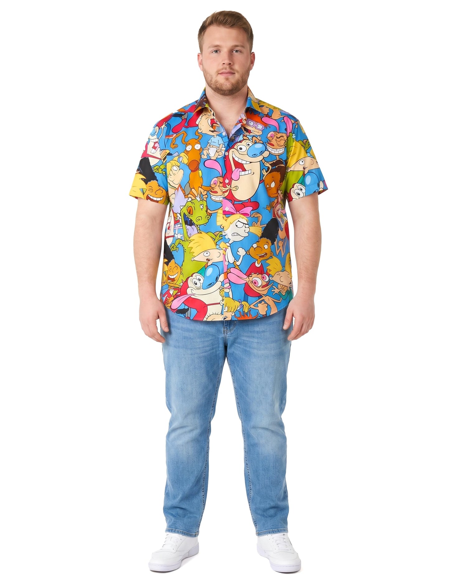 Tričko pre dospelých s kreslenými postavičkami Nickelodeon™ z 90. rokov s motívom Opposuits™
