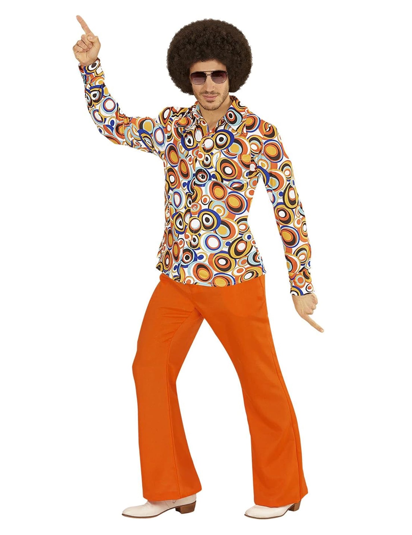 Groovy Bubbles zo 70. rokov pánska košeľa