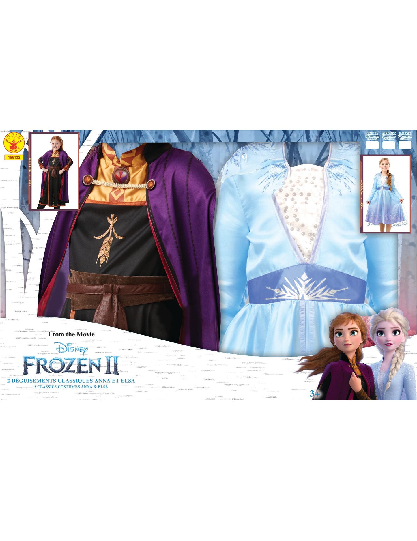 Elsa a Anna Frozen Masguise Box 2 Girls