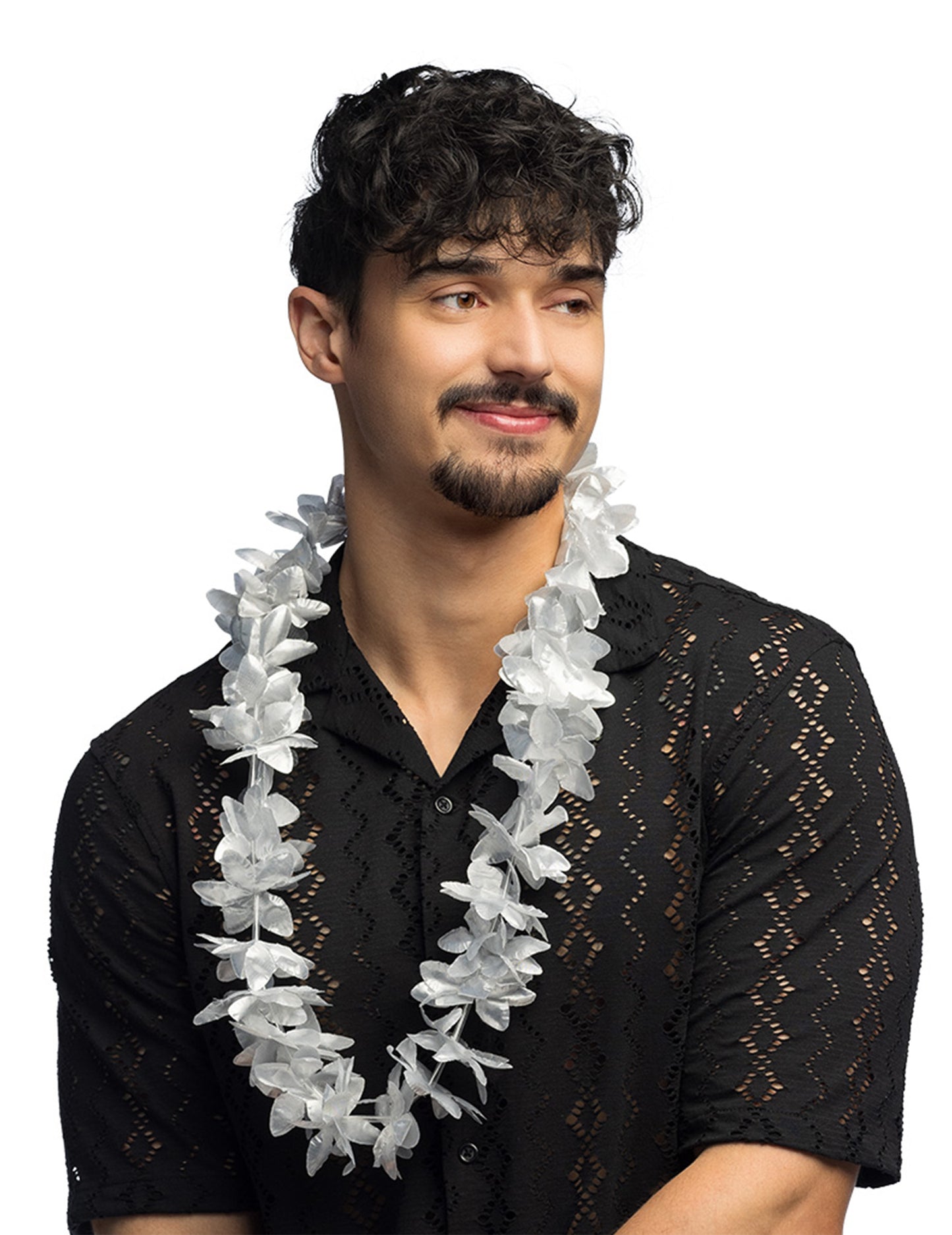 Náhrdelník z strieborných kvetov