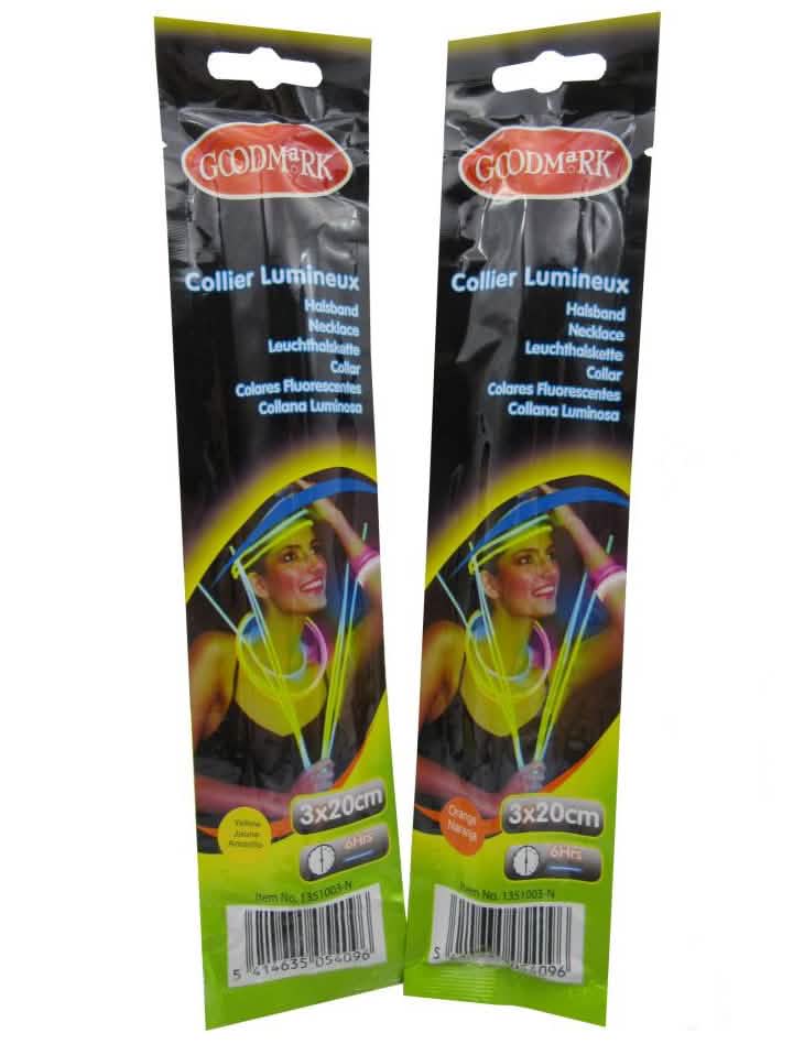 Svietiaci obojok pre dospelého žltá a oranžová