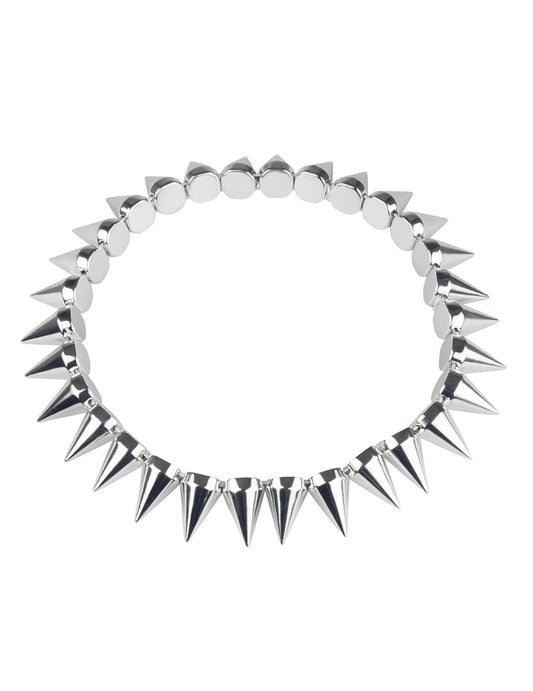 Vue de face du collier punk pour adulte