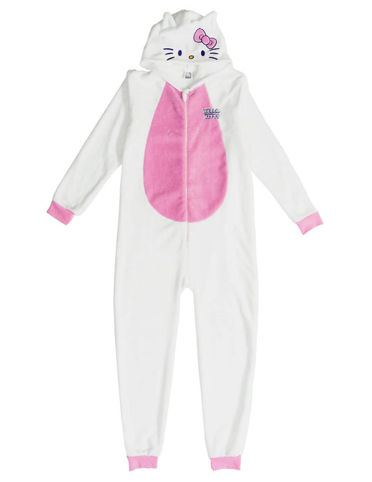 Vue de face de la combinaison Hello Kitty™ pour enfant