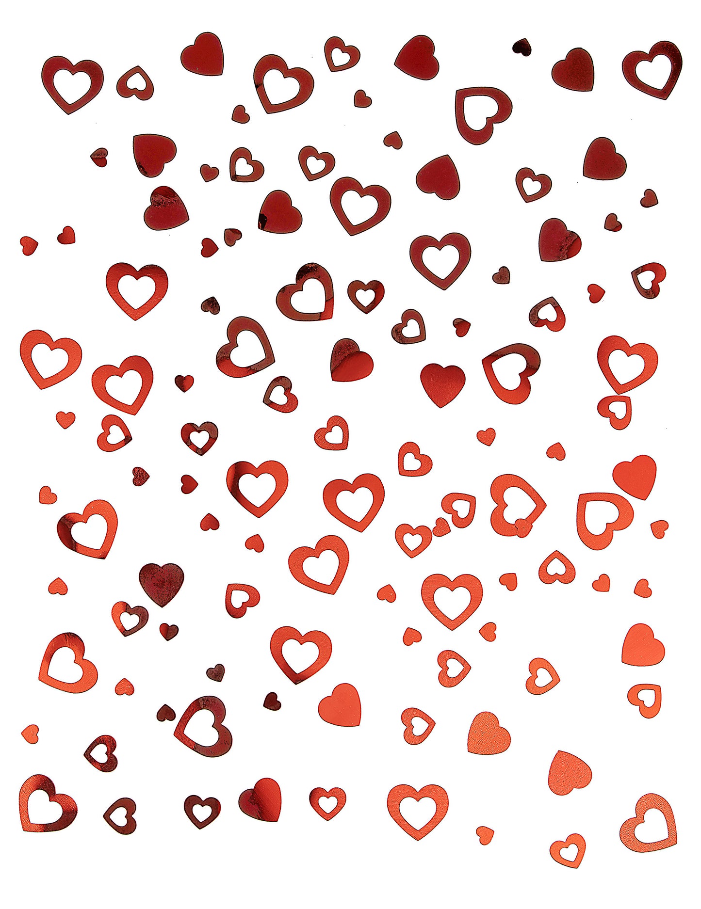 Konfety červené srdcia 14 g