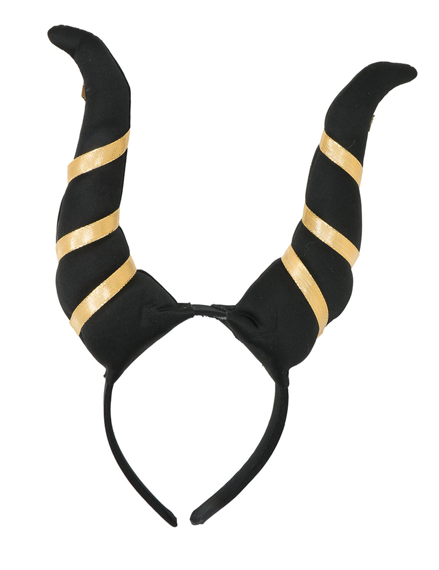 Čierne Halloween čierne démonické rohy