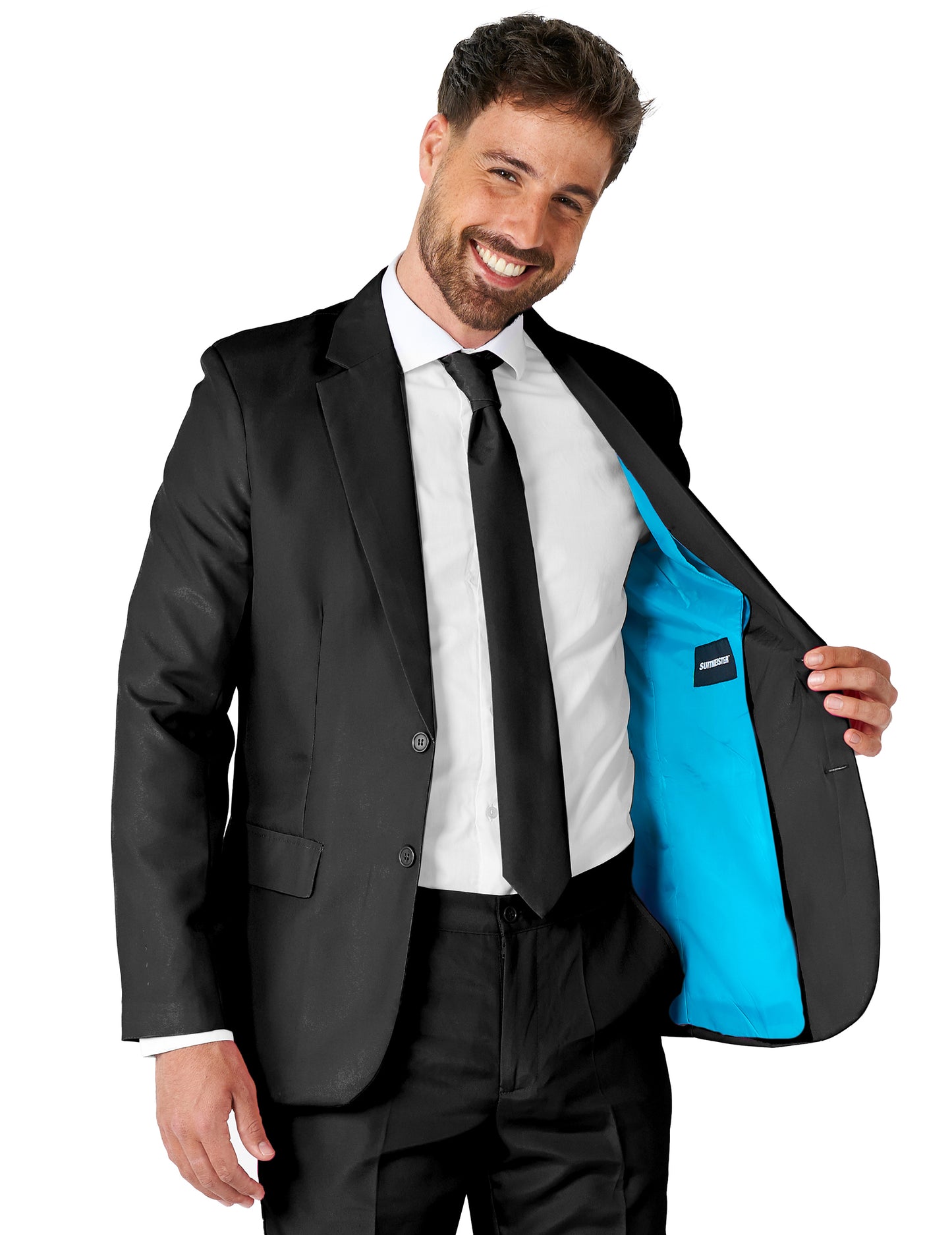 Kostým pán Solid Noir Men Suitmeister