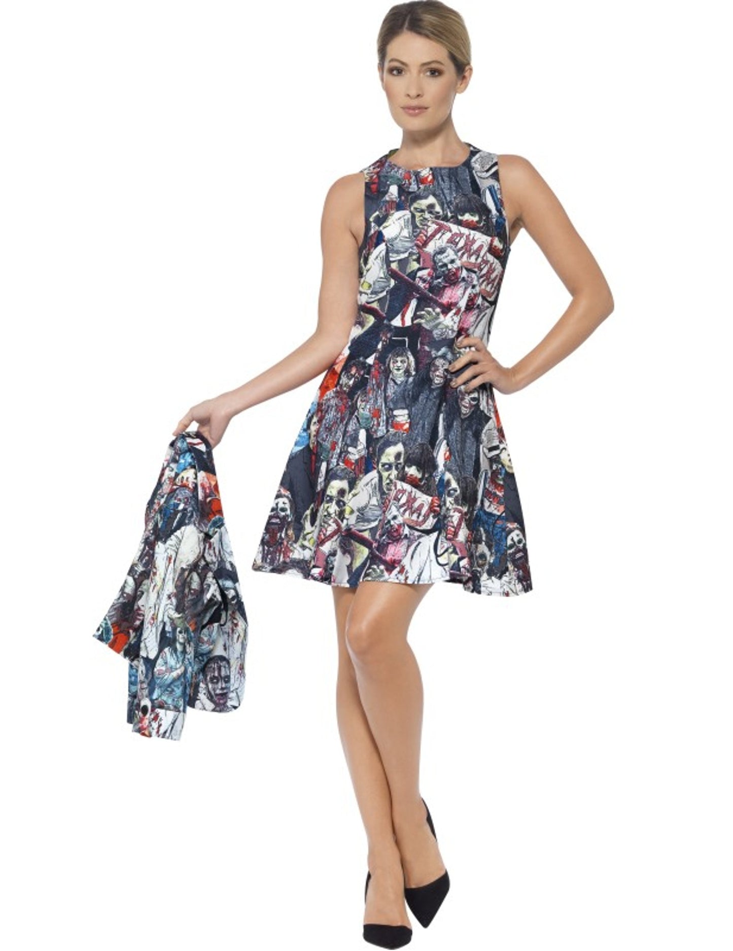 Pani Costume. Halloween žena zombie