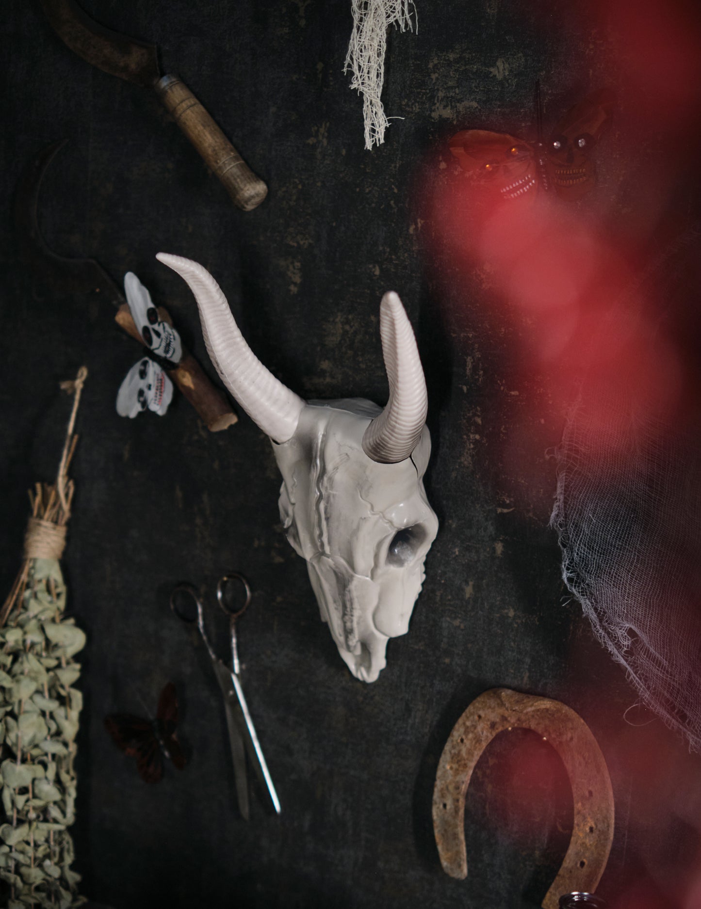 14 x 40 cm lebka Buffalo Head