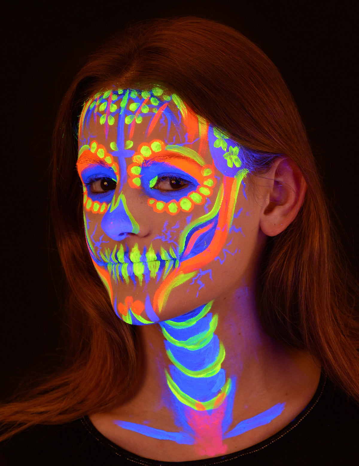 Profesionálny UV krém na líčidlá pre dospelého fluorescenčný 20 ml