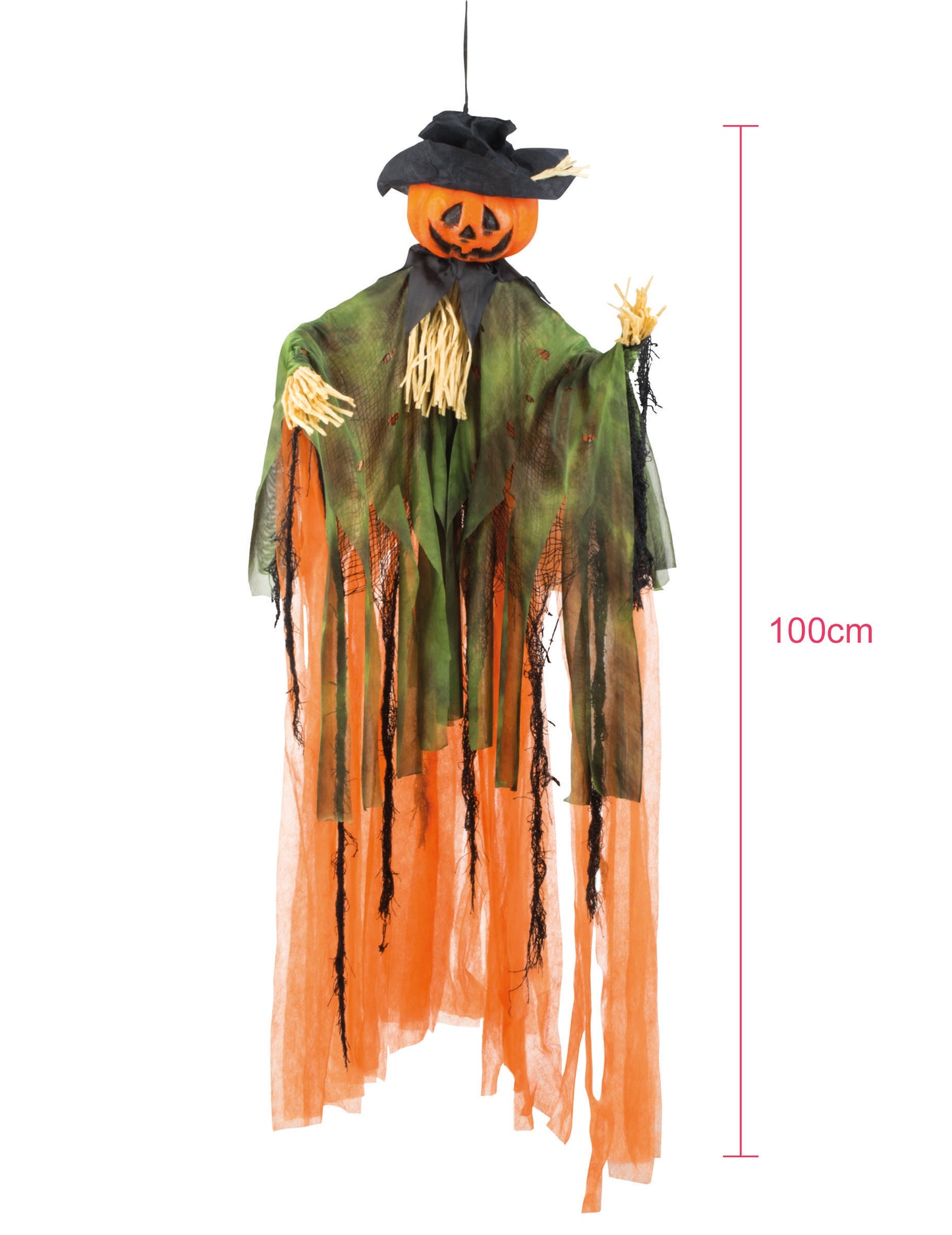 Dekorácia na zavesenie náhradného náhradného tekvicového halloweenu 1 m