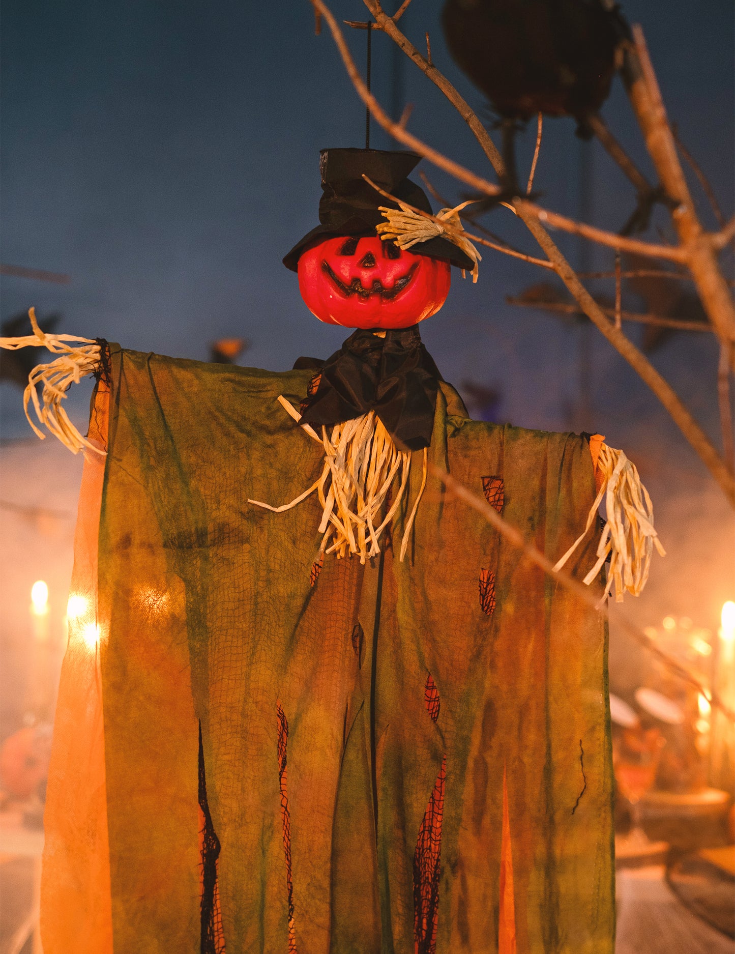 Dekorácia na zavesenie náhradného náhradného tekvicového halloweenu 1 m