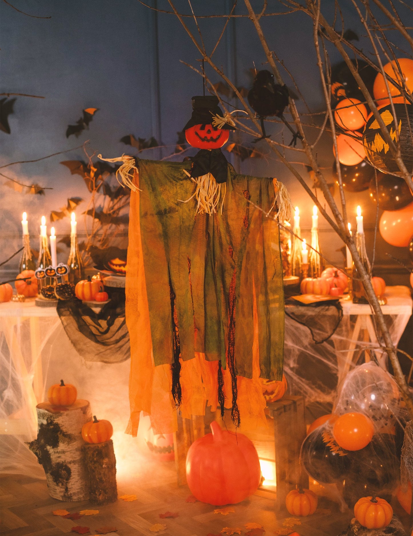Dekorácia na zavesenie náhradného náhradného tekvicového halloweenu 1 m