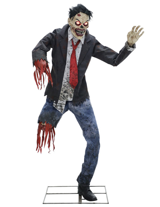 Vue d'ensemble de la décoration animée Zombie fracturé