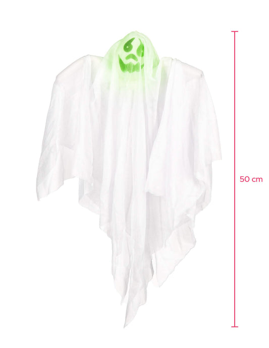 Rozmery svietiacej dekorácie ducha na halloween